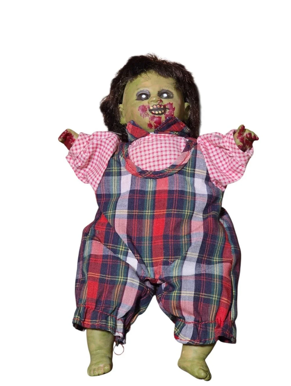 Zombie Doll Pellet Body Removable Plaid Outfit 8